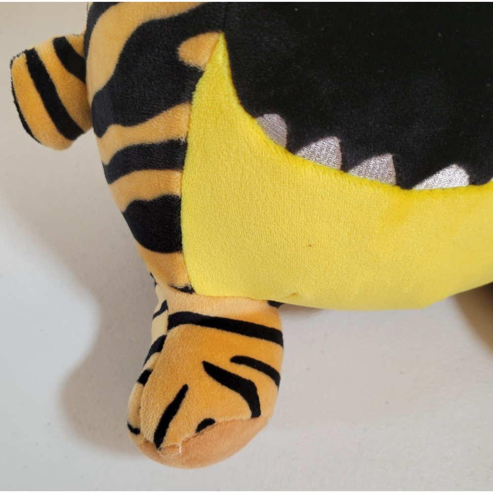 Jazwares Jungle Tiger Stuffed Animal Plush 11" x 9" New With Tag NWT 0356 - Picture 4 of 9
